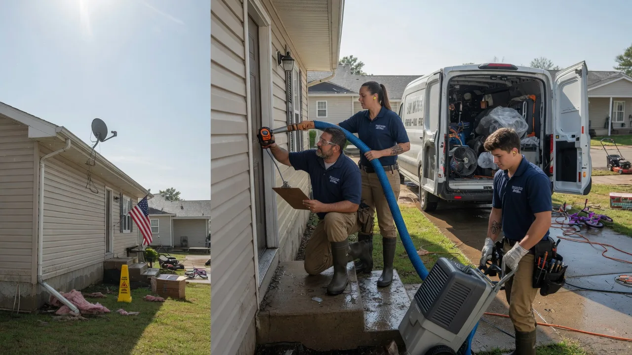 Ceiling Water Damage Restoration in Augusta, KS near me